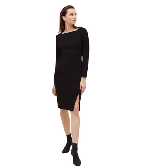 M.M. Lafleur Second Act The Joanna Dress Worth Black Mini Dress Women's 0P 3415 - Picture 1 of 12